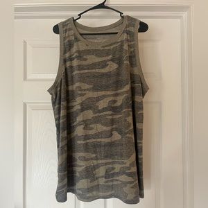 TORRID; Green Camo tank top; worn once or twice